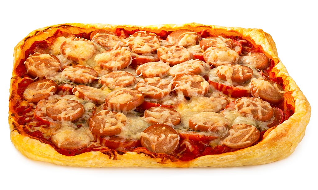 Curry Wurst Pizza
