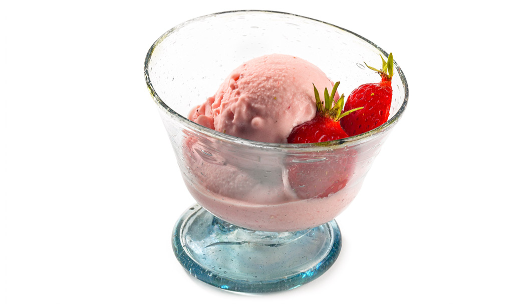 Druckversion vom Erdbeer Eis mit Joghurt Rezept