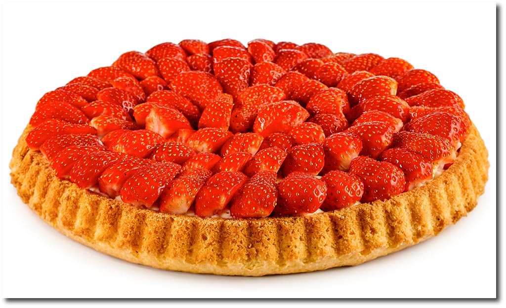 Erdbeer Torte mit Vanille Creme
