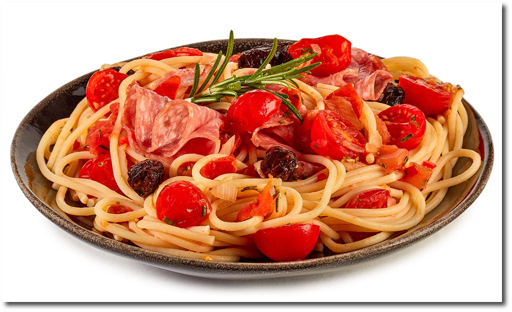 Spaghetti mit Knoblauch Chili
