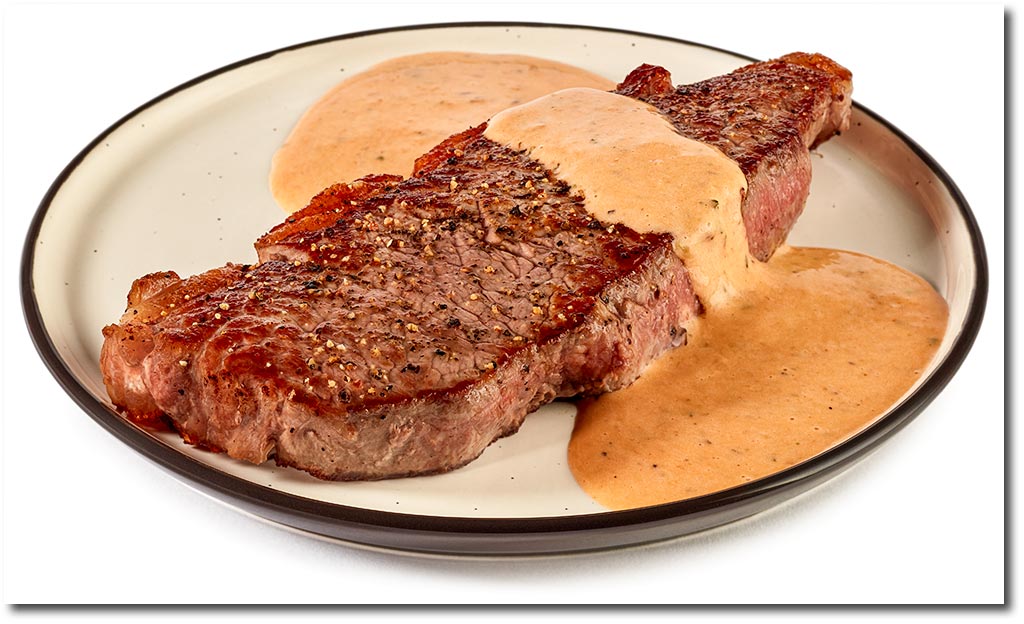Rump Steak mit Sauce Cafe de Paris