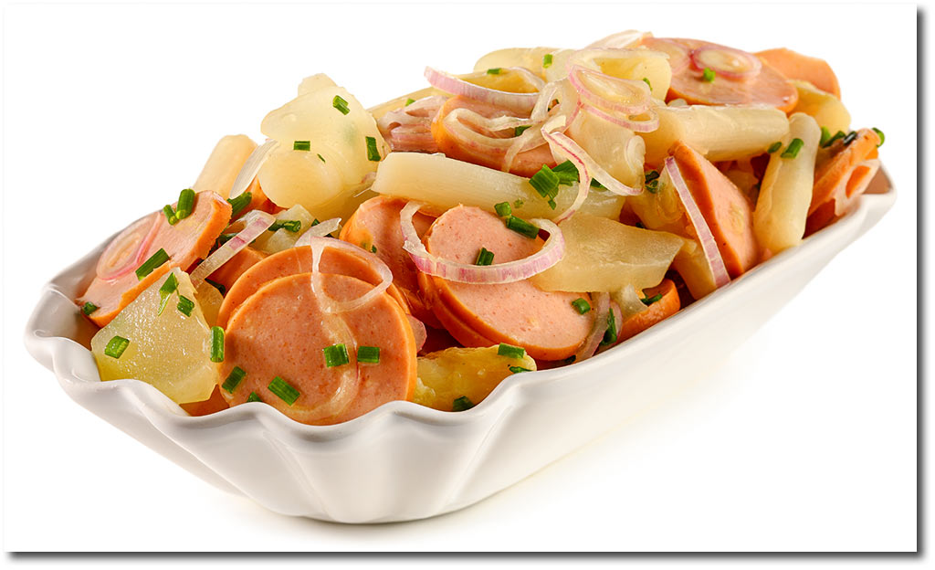 Spargel Wurst Salat