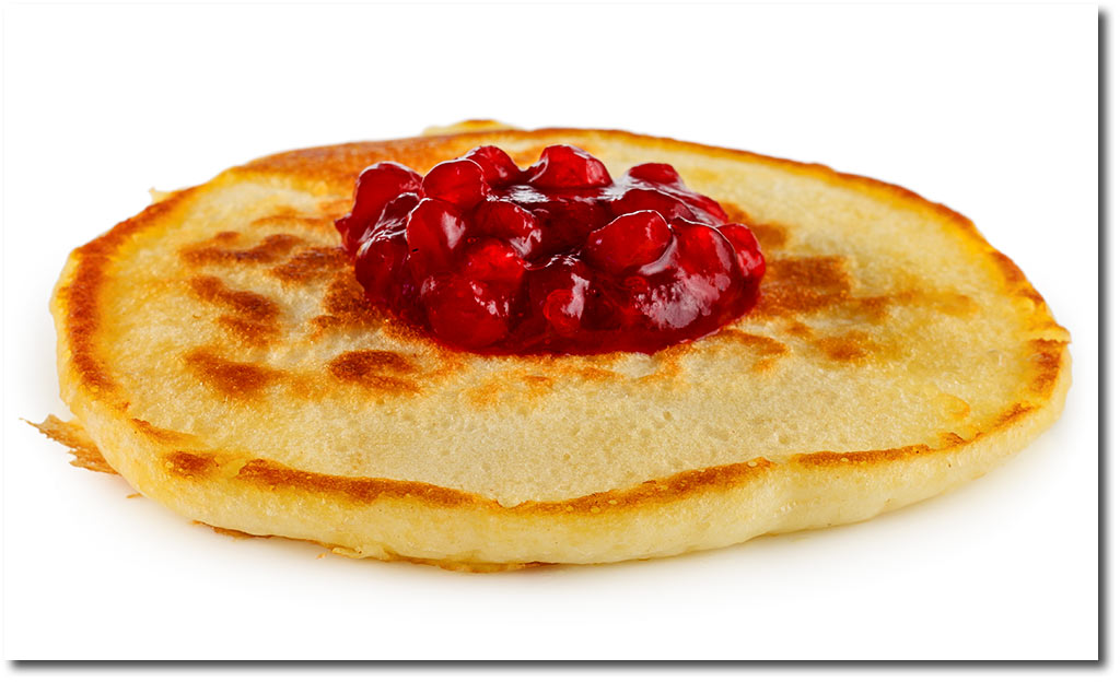 Preiselbeer Pancakes