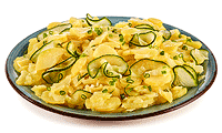 Schwbischer Kartoffel Salat mit Gurke