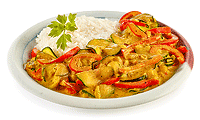 Zucchini Curry Reis Rezept