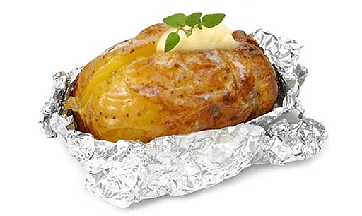 Folien Kartoffeln mit Kruter Butter