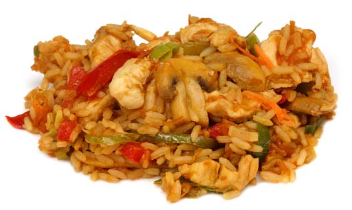 Nasi Goreng Reis Pfanne