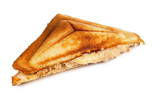 Sandwich Käse Thunfisch