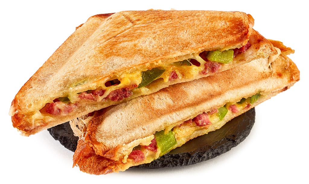 Paprika Toast im Sandwich Maker Rezept