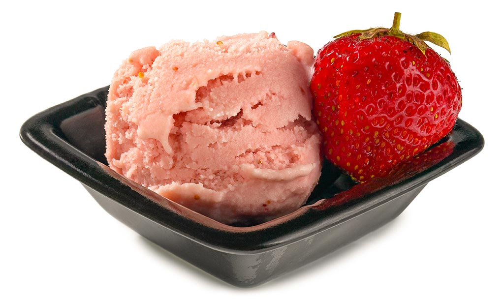 Druckversion vom Erdbeer Eis Rezept