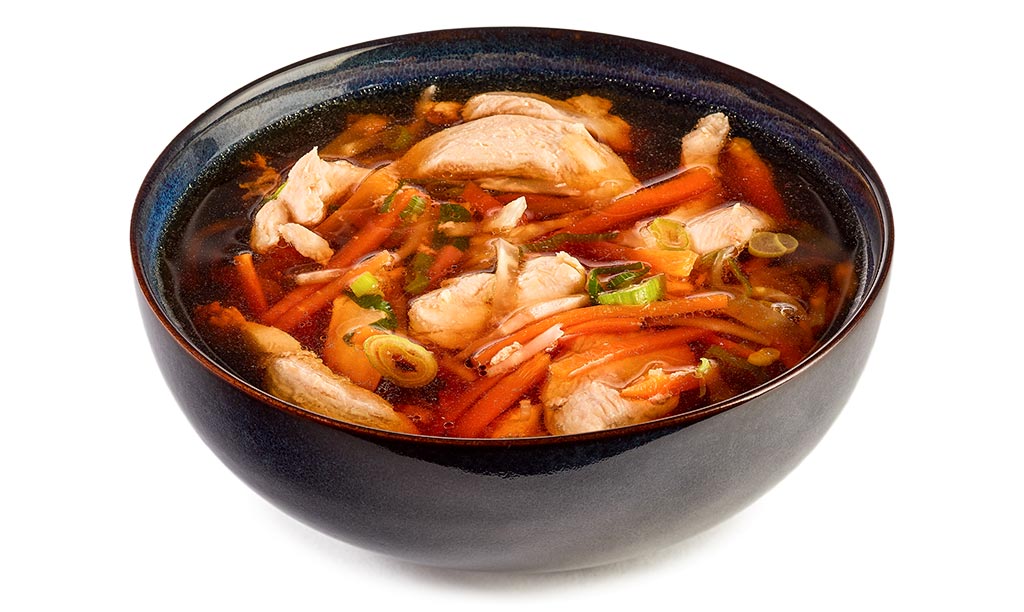 Rezept drucken: Japanische Hühner Suppe