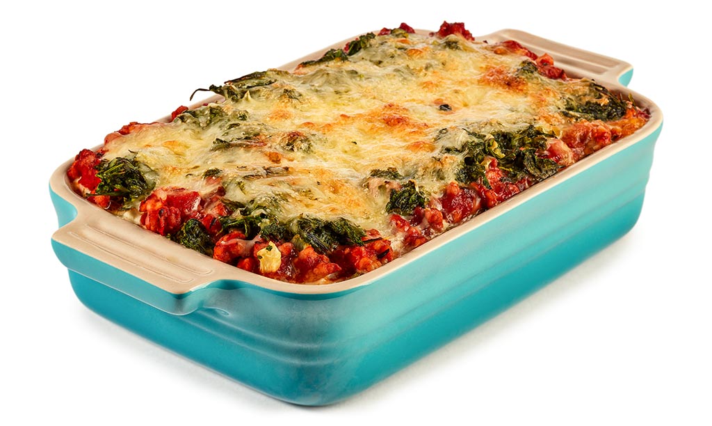 Puten Lasagne mit Spinat Rezept