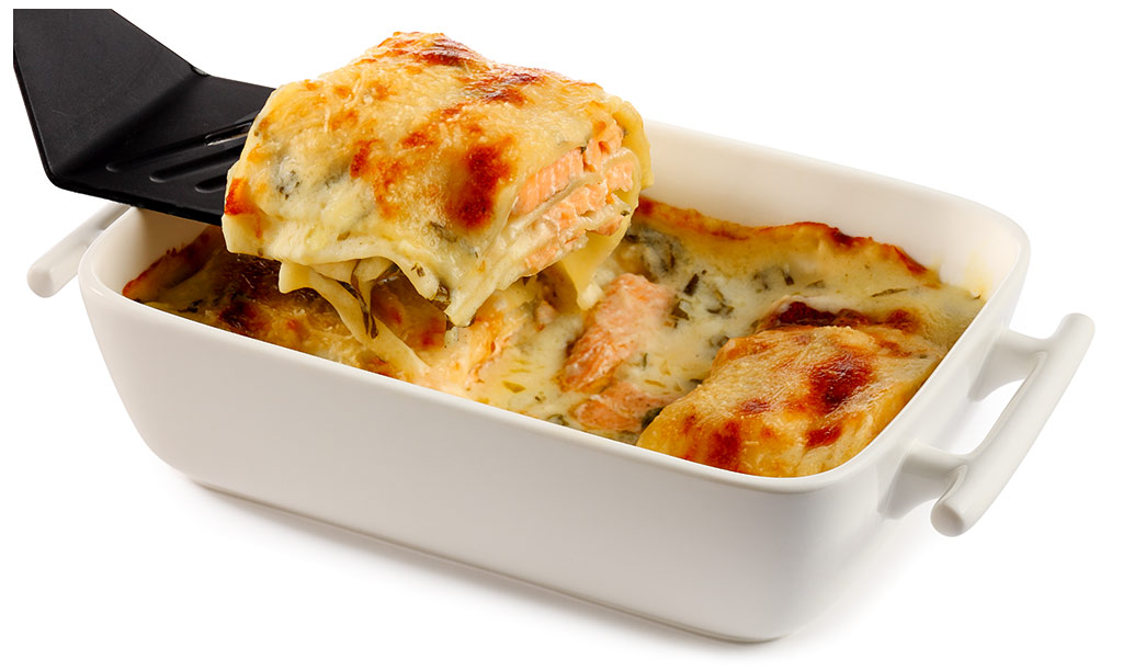 Druckversion vom Lachs Lasagne Rezept