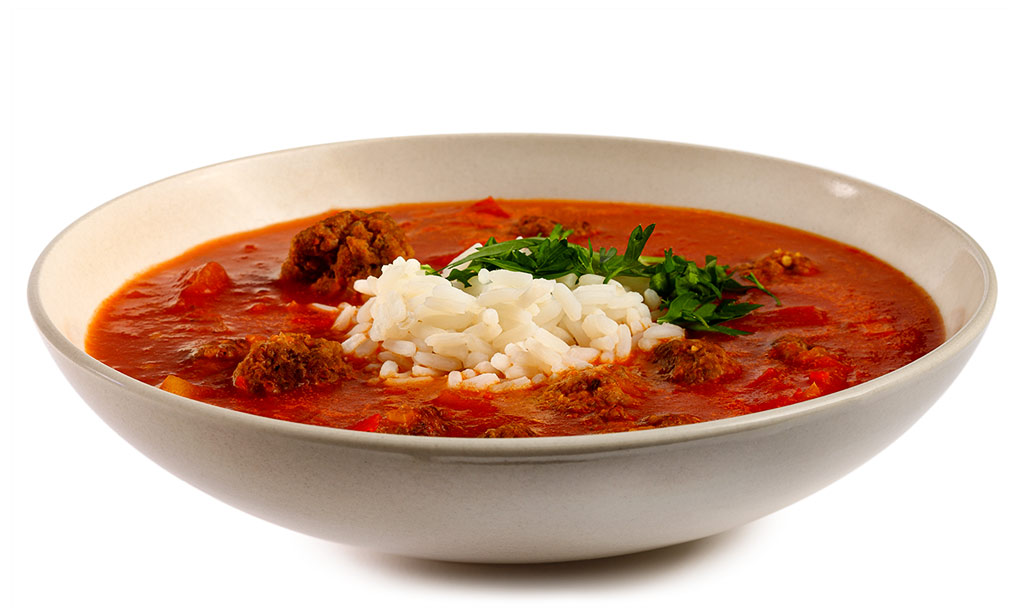 Tomaten Suppe mit Reis Rezept