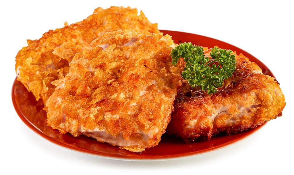 Puten Schnitzel in Cornflakes Panade Rezept