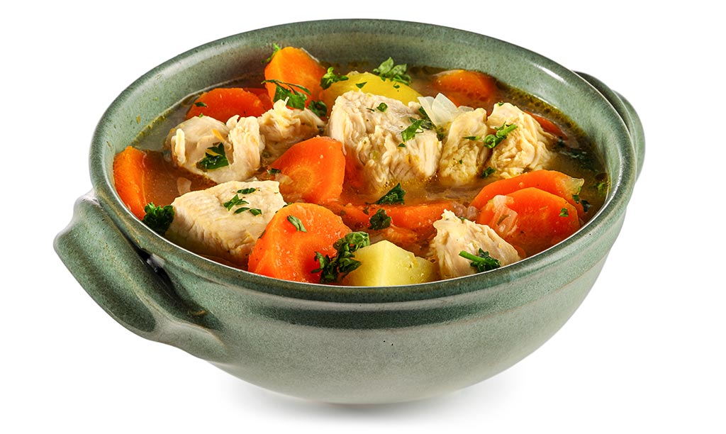 Druckversion vom Mhren Eintopf mit Hhnchen Brust Rezept