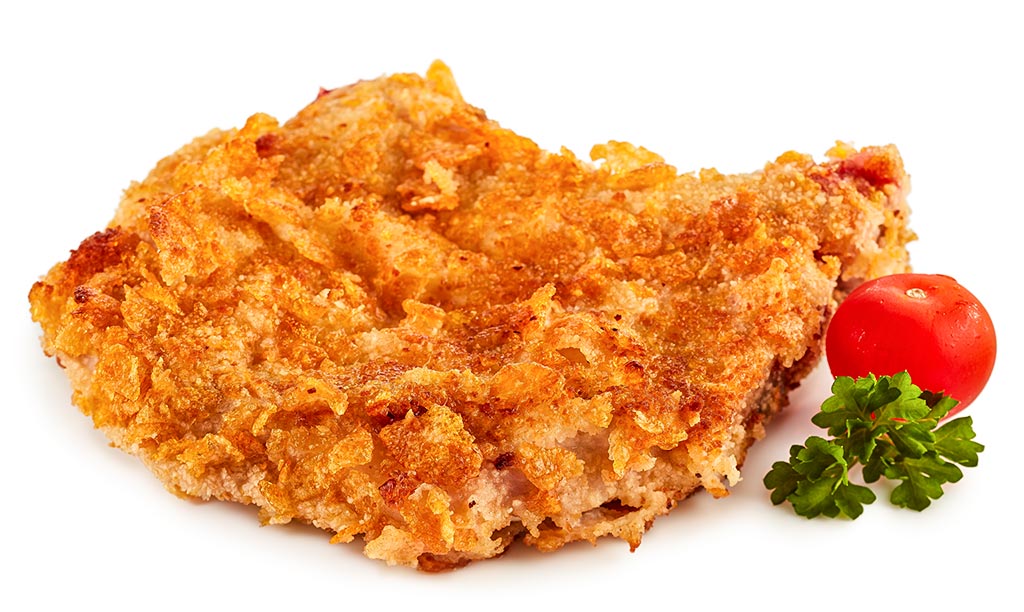 Druckversion vom Knuspriges Kotelett in Cornflakes Panade Rezept