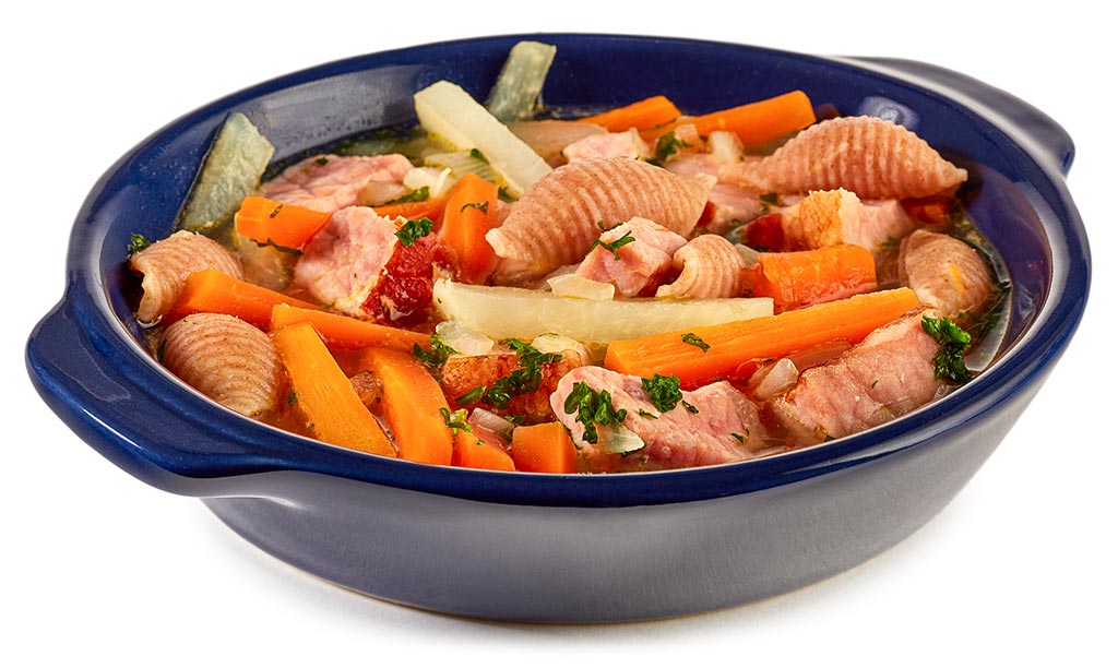 Druckversion vom Mhren Kassler Eintopf Rezept