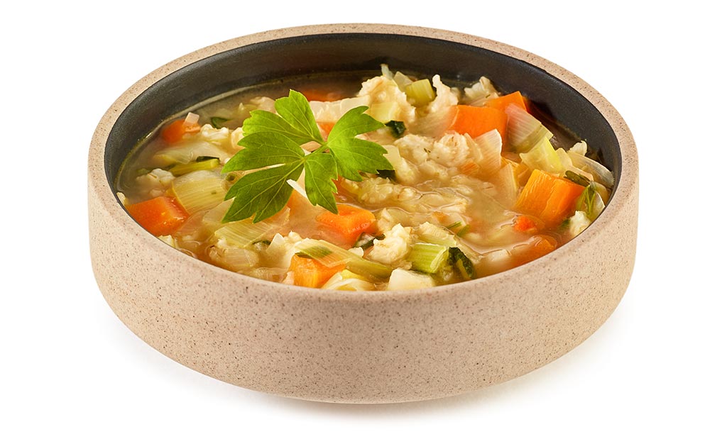 Vollwert Hafer Gemüse Suppe Rezept
