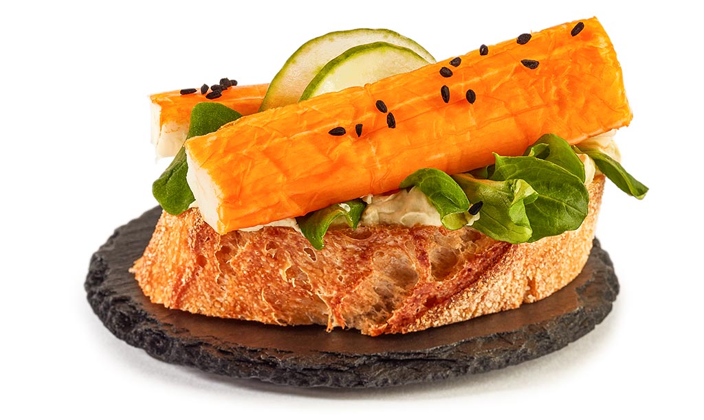 Druckversion vom Surimi Canapes Rezept