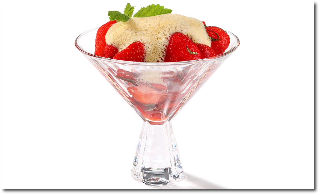 Erdbeeren mit Zabaione