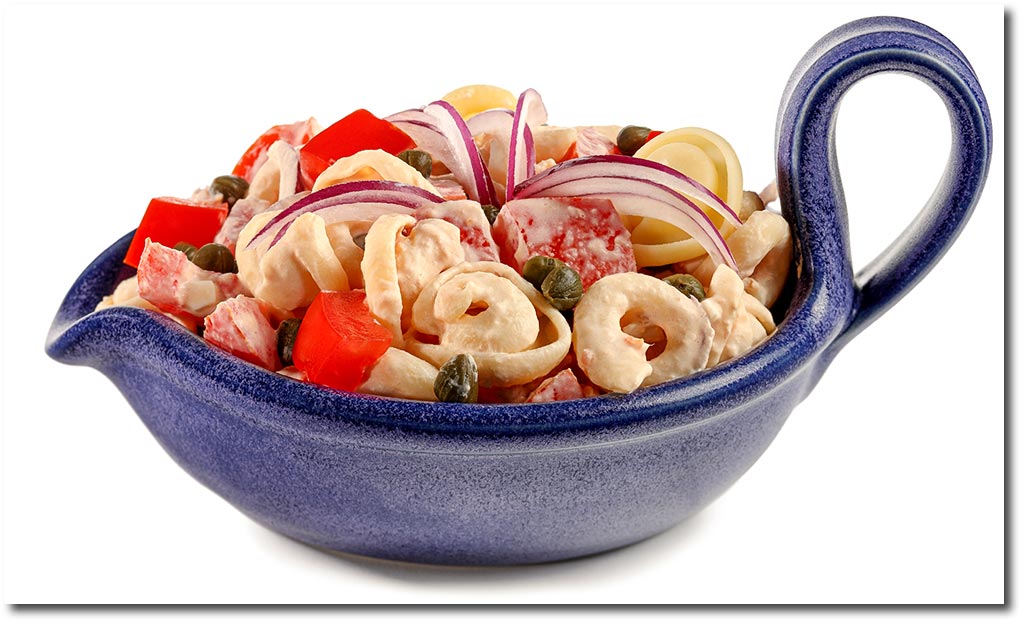 Nudel Salat mit Thunfisch Sauce