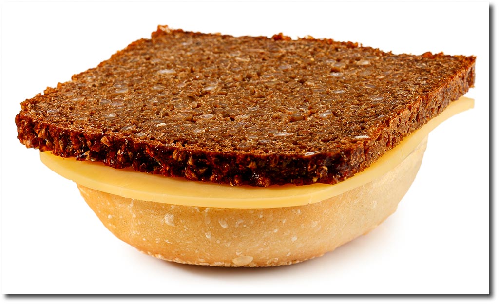 Hamburger Butter Brot