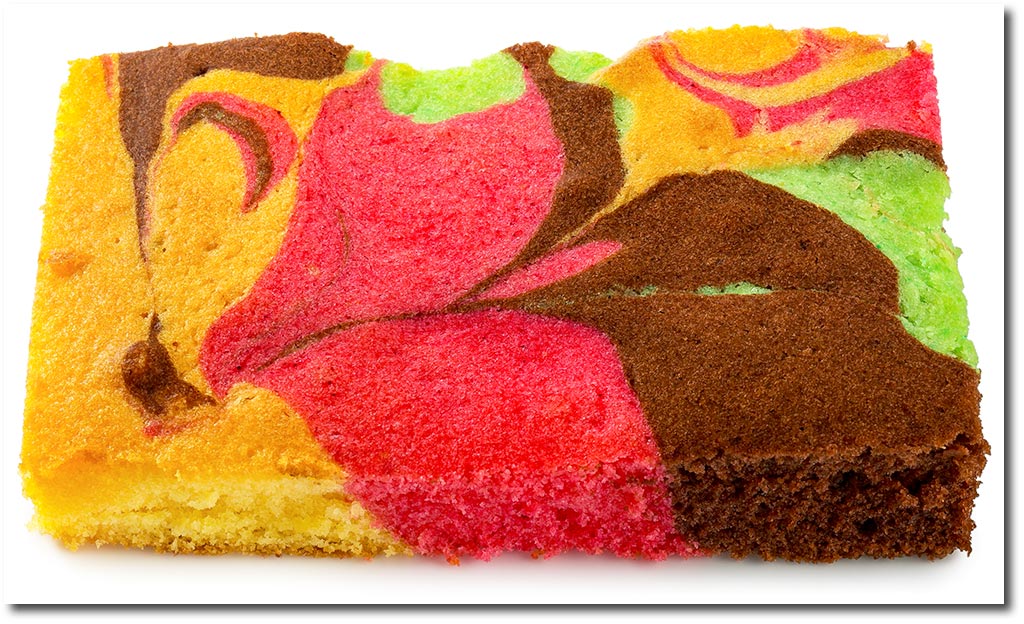 Papageien Kuchen vom Blech