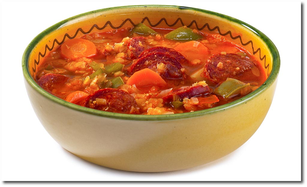 Spanische Rote Linsen Suppe