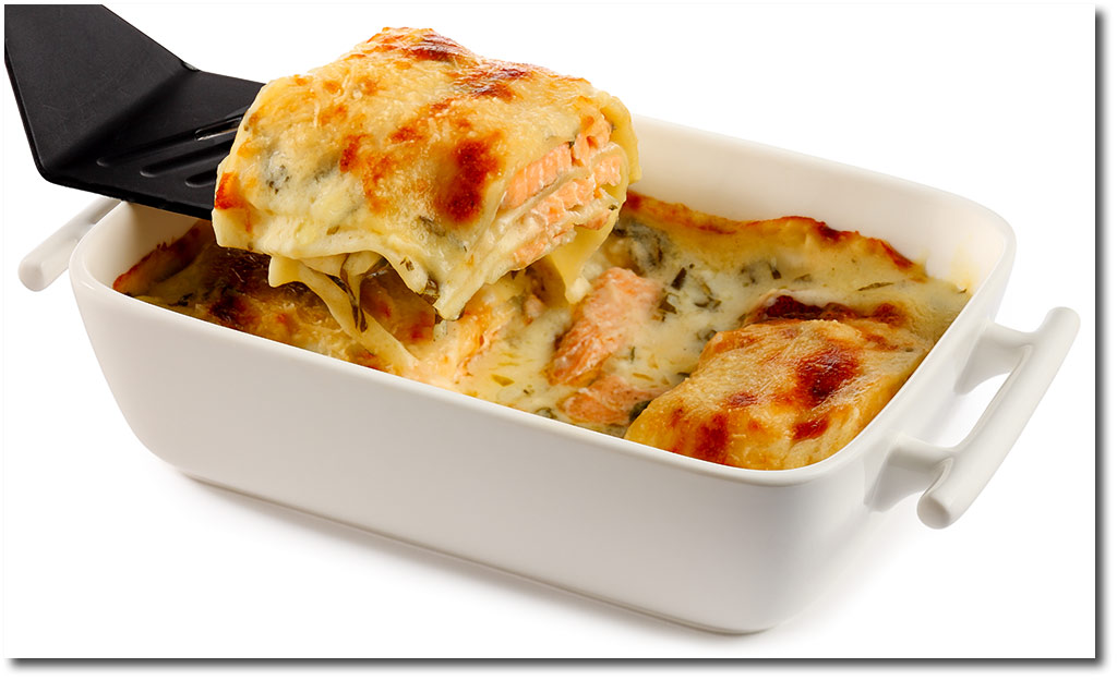 Lachs Lasagne