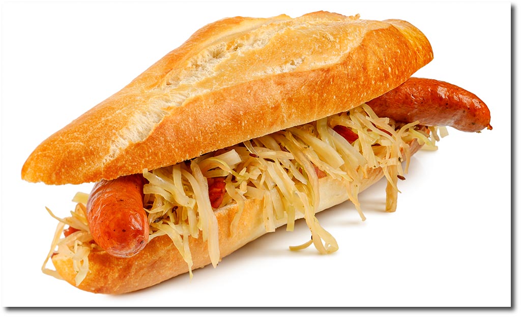 Bayerisches Kraut Hot Dog