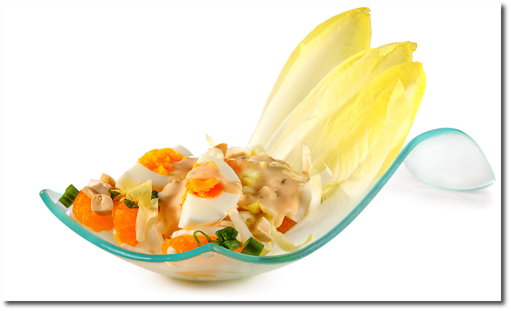 Eier Salat mit Chicoree