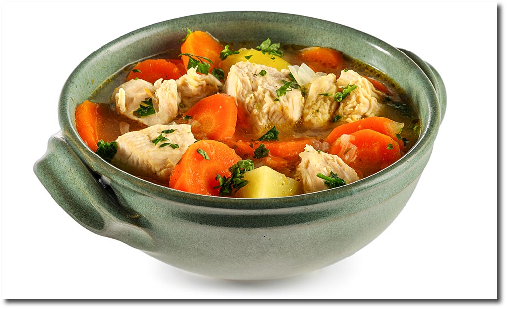 Mhren Eintopf mit Hhnchen Brust