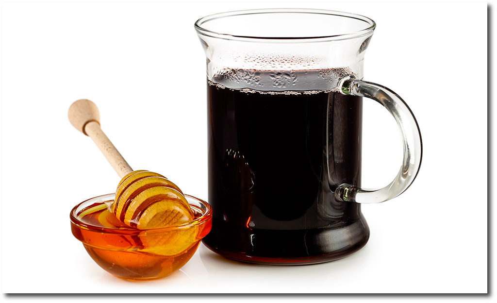 Tee mit Fliederbeer Saft