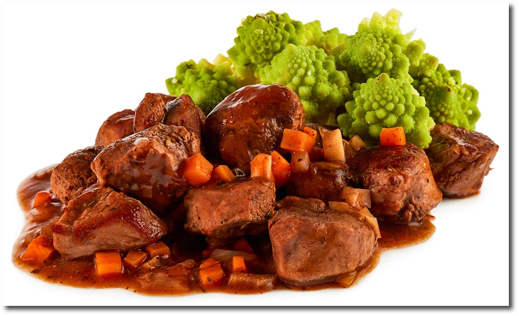 Enten Gulasch mit Romanesco