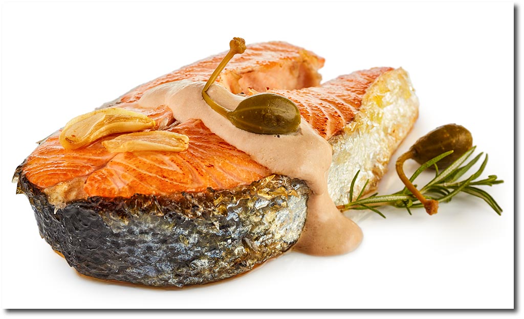 Lachs Steak Tonnato