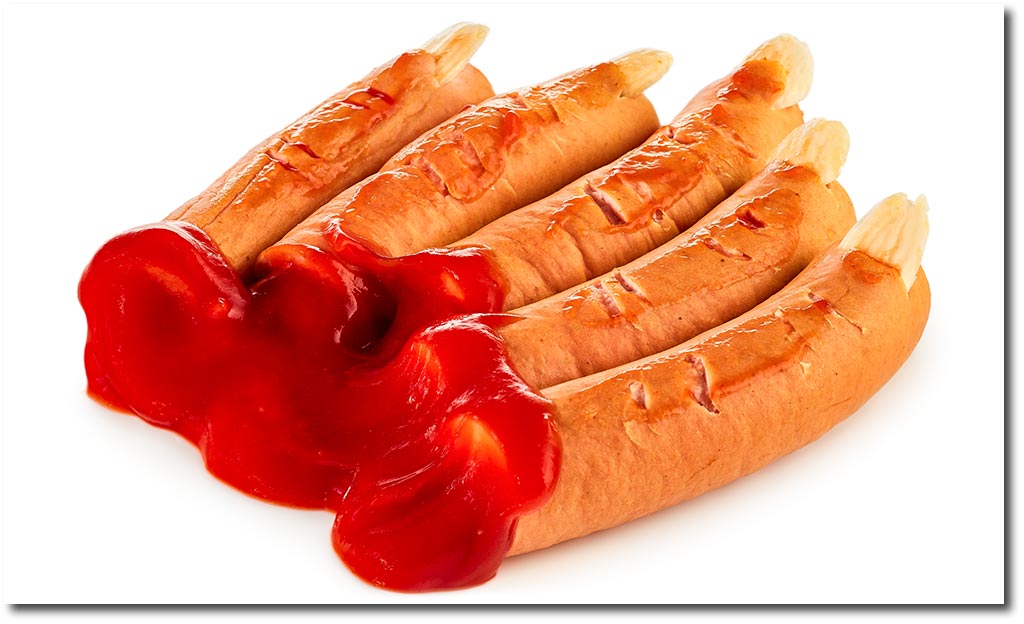 Halloween Finger Wrstchen