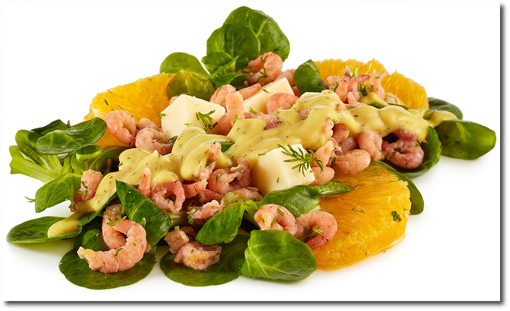 Rezepte für Käse Salat: Krabben Käse Salat