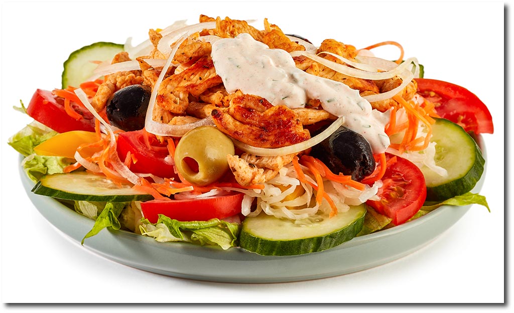 Hhnchen Gyros Salat