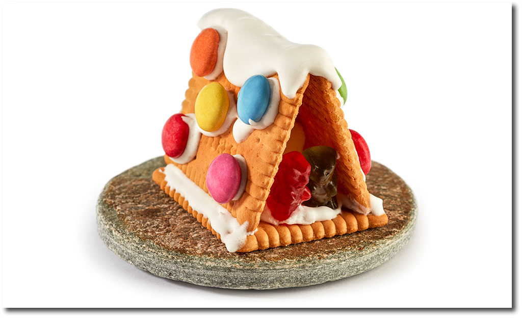 Weihnachts Butter Kekse Haus