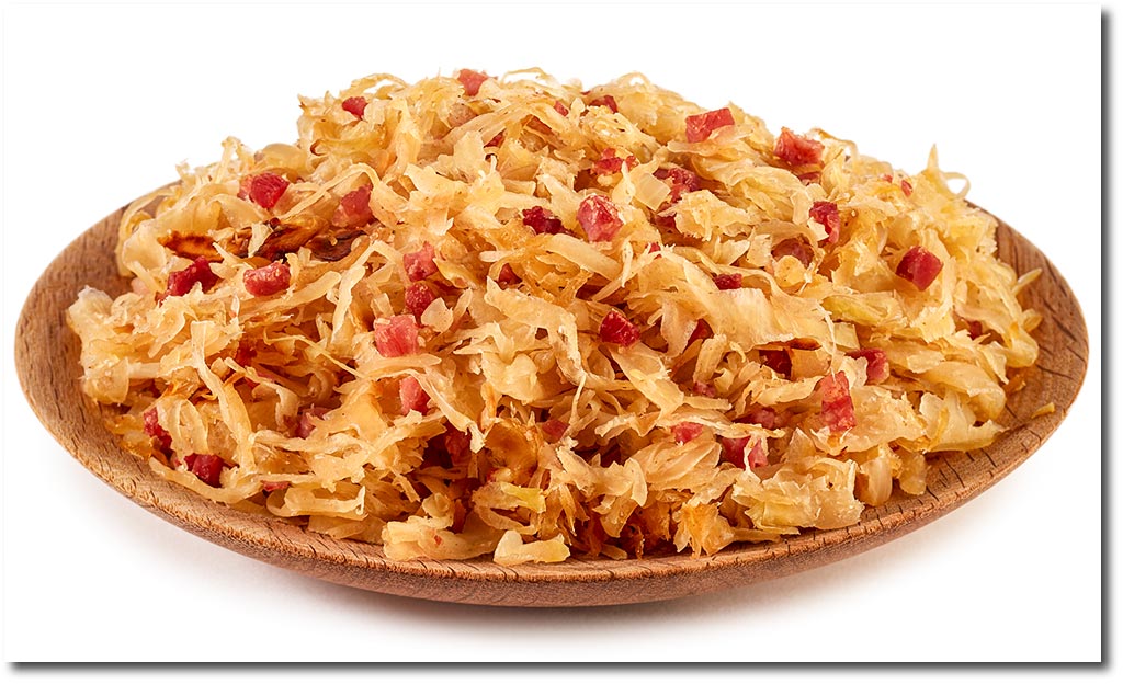 Gebratenes Sauerkraut