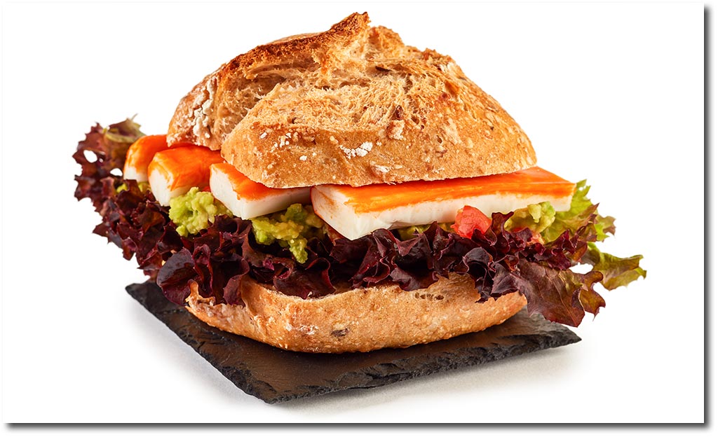 Surimi Guacamole Fisch Brtchen