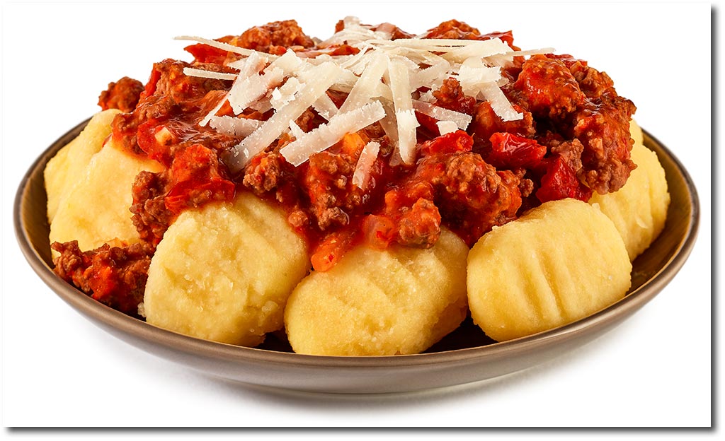 Gnocchi mit Hackfleisch Sauce