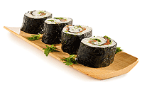 Sushi Hosomaki mit Lachs
