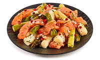 Spargel Salat mit Lachs
