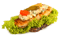 Smrrebrd mit Schollen Filet Rezept