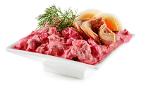 Thunfisch Salat mit roter Beete
