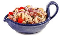 Nudel Salat mit Thunfisch Sauce