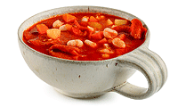 Serbische Bohnen Suppe