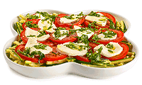 Tomaten Zucchini Salat